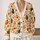Watercolor Autumn Pumpkins, Black Cats And Books For Cozy Fall Reading Days At Home All-over Print Knitted Cardigan - 2