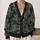 Golden Coral and Sea Fan Details for Moody Halloween Evenings All-over Print Knitted Cardigan - 2