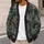Golden Coral and Sea Fan Details for Moody Halloween Evenings All-over Print Knitted Cardigan - 5
