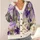 Purple Iris Blooms for Romantic Autumn Layering and Everyday Botanical Style Lovers All-over Print Knitted Cardigan - 4