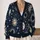Vintage Celestial Sun and Moon Astrology for Everyday Layering and Night Skies All-over Print Knitted Cardigan - 2