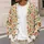 Folk Art Birds, Berries And Wildflowers For Cozy Autumn Cottagecore Style All-over Print Knitted Cardigan - 5