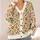Folk Art Birds, Berries And Wildflowers For Cozy Autumn Cottagecore Style All-over Print Knitted Cardigan - 4