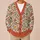 Retro Floral Read Books Walk Dogs Slogan for Cozy Autumn Everyday Layering All-over Print Knitted Cardigan - 6