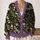 Gothic Skull Lily Of The Valley Moon For Dark Autumn Layering All-over Print Knitted Cardigan - 2