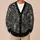 Gothic Demon Skull and Raven Motifs for Dark Alternative Everyday Style for Occult Fans All-over Print Knitted Cardigan - 6
