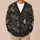 Death Moth Moon And Sun Motifs For Autumn Layering And Gothic Night Out Everyday Style All-over Print Knitted Cardigan - 6