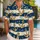 Golden Nautical Anchors for Summer Cruises, Beach Days, and Coastal Getaways Hawaiian Shirt - 1