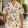 Enchanted Castle and Rose Motifs for Storybook Vacations and Ballroom Fans Hawaiian Shirt - 1