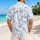 Fairytale Castle And Glass Slipper Motifs For Enchanted Vacation Celebrations Hawaiian Shirt - 2