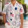 Red White and Blue Fireworks for July Fourth Beach Celebrations and Summer Getaways Hawaiian Shirt - 1