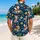 Cheerful Holiday Animal Friends Sailing for a Sunny Family Christmas Getaway at Sea Hawaiian Shirt - 2