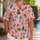 Whimsical Pink Christmas Seaside Animal Friends for Festive Family Holiday Getaways Hawaiian Shirt - 1