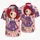Red Yarn Rag Doll With Patchwork Dress For Playful Island Getaways And Fan Gifts Hawaiian Shirt - 5