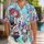 Jester, Purple Rabbit, Rag Doll, and Ringmaster for Playful Vacation Adventures Hawaiian Shirt - 1