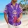 Mischievous Long-Eared Rabbit Under Tropical Stars for Playful Island Getaways Hawaiian Shirt - 6