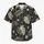 Black Ivory Pinstripe Tropical Florals for Halloween Getaways and Island Vacations Hawaiian Shirt - 7