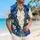 Royal Blue Gold Trim and Jeweled Cravat Costume for Halloween Cosplay Celebrations Hawaiian Shirt - 6