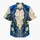 Royal Blue Gold Trim and Jeweled Cravat Costume for Halloween Cosplay Celebrations Hawaiian Shirt - 7