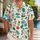 Playful Island Animal Icons for Sunny Cruise Getaways and Relaxed Beach Holidays Hawaiian Shirt - 1