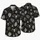 Gothic Skeleton Bat Faces for Halloween Parties and Spooky Island Getaways for Adults Hawaiian Shirt - 5