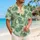 Water Lily and Bayou Botanical Motifs for Romantic Island Getaways and Couple Vacations Hawaiian Shirt - 6