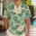 Water Lily and Bayou Botanical Motifs for Romantic Island Getaways and Couple Vacations Hawaiian Shirt - 1