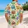 Whimsical Cartoon Monster Faces for Tropical Getaways and Playful Summer Celebrations Hawaiian Shirt - 2