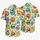 Whimsical Cartoon Monster Faces for Tropical Getaways and Playful Summer Celebrations Hawaiian Shirt - 5