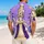 Whimsical Chess King Character for Tropical Getaways and Playful Summer Celebrations Hawaiian Shirt - 2