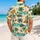 Cheerful Golden Beach Bear and Sailboats for Sunny Island Getaways and Summer Holidays Hawaiian Shirt - 2