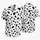Black And White Dalmatian Spots For Halloween Costume Bounding And Theme Park Fans Hawaiian Shirt - 5