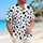 Black And White Dalmatian Spots For Halloween Costume Bounding And Theme Park Fans Hawaiian Shirt - 6