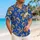 Royal Blue Gold Enchanted Ballroom Couple Costume for Romantic Halloween Celebrations Hawaiian Shirt - 6