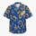 Royal Blue Gold Enchanted Ballroom Couple Costume for Romantic Halloween Celebrations Hawaiian Shirt - 7