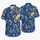 Royal Blue Gold Enchanted Ballroom Couple Costume for Romantic Halloween Celebrations Hawaiian Shirt - 5
