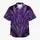 Violet Feathered Villain Costume Style for Halloween Parties and Tropical Getaways Hawaiian Shirt - 7