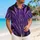 Violet Feathered Villain Costume Style for Halloween Parties and Tropical Getaways Hawaiian Shirt - 6
