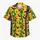 Orange Gingham Bats And Purple Stripes For Halloween Theme Park Night Festivities Hawaiian Shirt - 7
