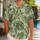 Tropical Palm and Monstera Leaves for Island Getaways and Relaxed Summer Vacation Style Hawaiian Shirt - 1