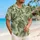 Tropical Palm and Monstera Leaves for Island Getaways and Relaxed Summer Vacation Style Hawaiian Shirt - 6