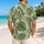 Tropical Palm and Monstera Leaves for Island Getaways and Relaxed Summer Vacation Style Hawaiian Shirt - 2