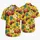 Red Cartoon Race Cars for Tropical Family Vacations and Sunny Summer Beach Adventures Hawaiian Shirt - 5