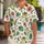 Playful Green Frog Island Motifs for Sunny Getaways and Carefree Summer Escapes Hawaiian Shirt - 1