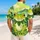 Lime Green Tree Frog Tropical Island Style for Summer Getaways and Costume Parties Hawaiian Shirt - 2