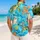 Playful Sea Creatures Swimming Underwater for Sunny Beachside Summer Getaways Hawaiian Shirt - 2