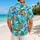 Playful Island Adventurers and Tropical Flowers for Sunny Getaways and Beachside Escapes Hawaiian Shirt - 2