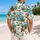 Red Green Nautical Anchors and Holiday Cruise Ship for Festive Family Vacations Hawaiian Shirt - 2
