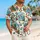 Red Green Nautical Anchors and Holiday Cruise Ship for Festive Family Vacations Hawaiian Shirt - 6