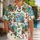 Red Green Nautical Anchors and Holiday Cruise Ship for Festive Family Vacations Hawaiian Shirt - 1